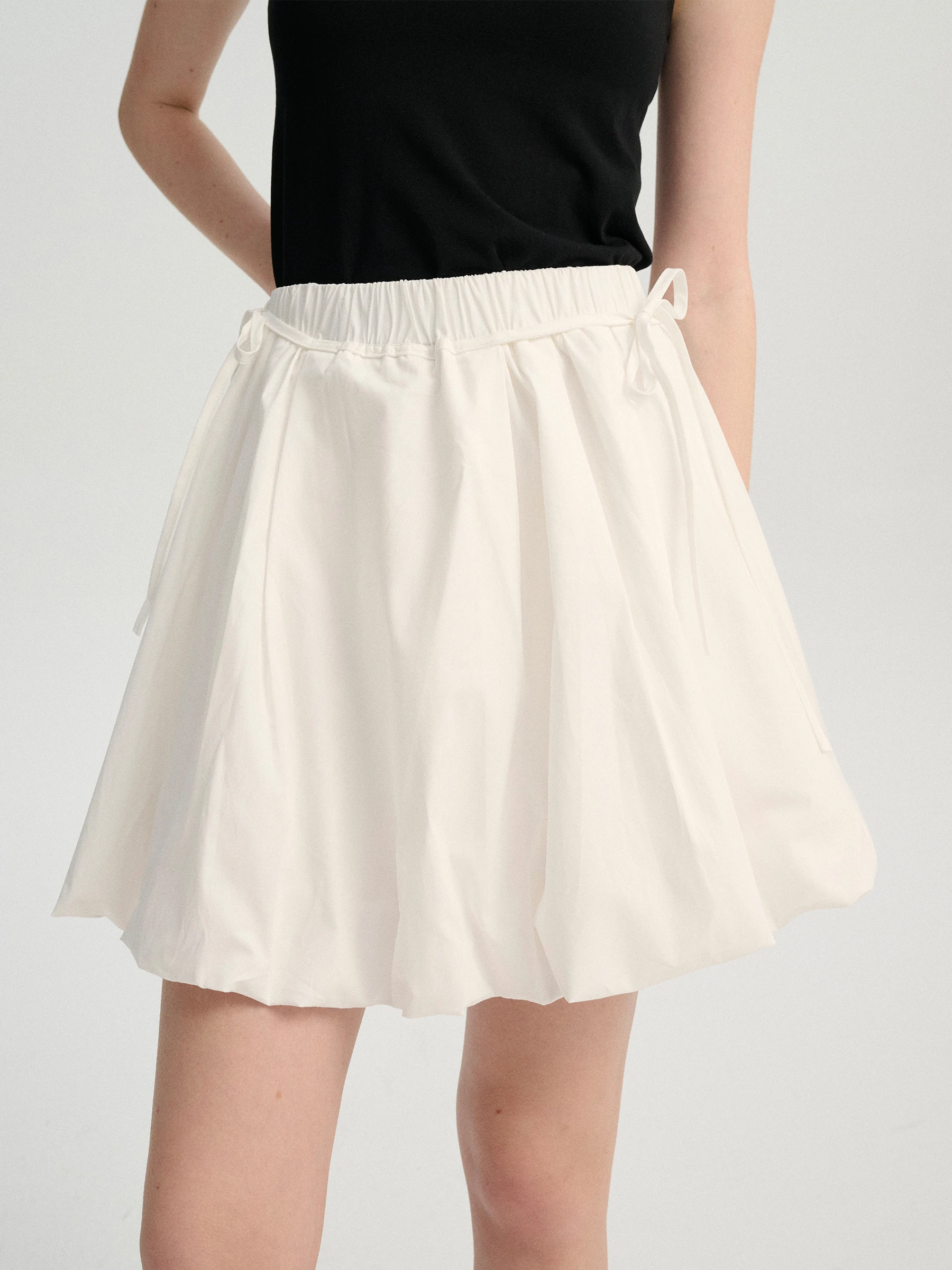 

Эластичная юбка А-силуэта Sullenger Oil Paper Umbrella Flower Bud для женщин, летняя, омолаживающая, цветная, короткая юбка