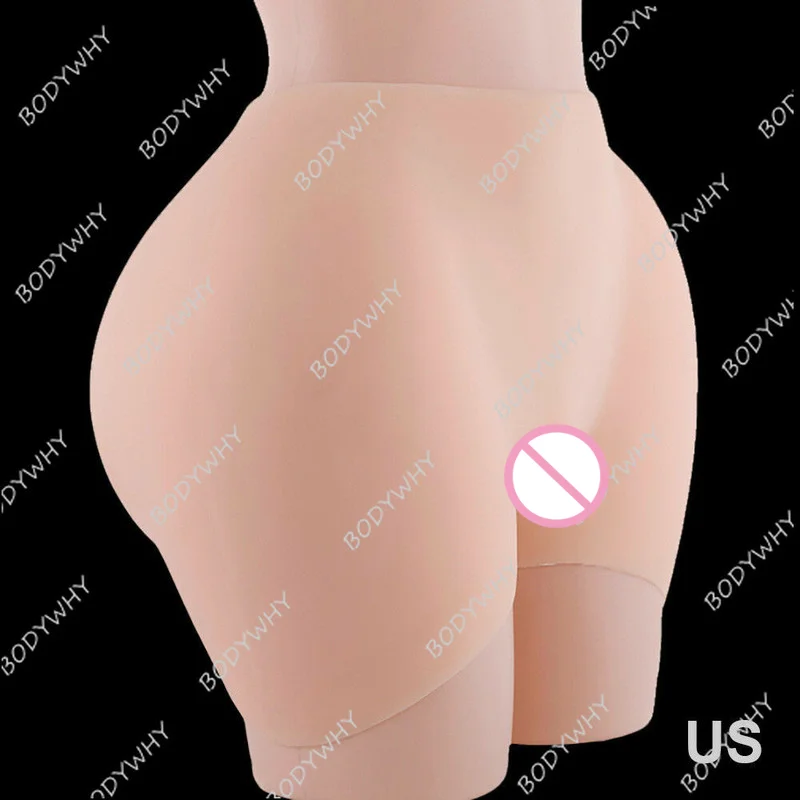 Full Soft Silicone Pads Buttocks Hips Enhancer Body Shaper Pants Underwear Fake Butt Big Ass Shapewear Women Transgender