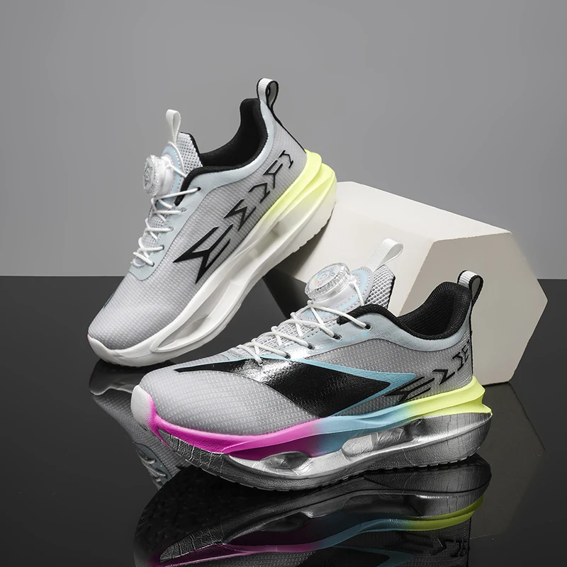 

New Outdoor Sports Shoes Teenagers Athletics Comfortable Non-Slip Tennis Shoes Kids Sneakers Fashion Running Shoes for Children