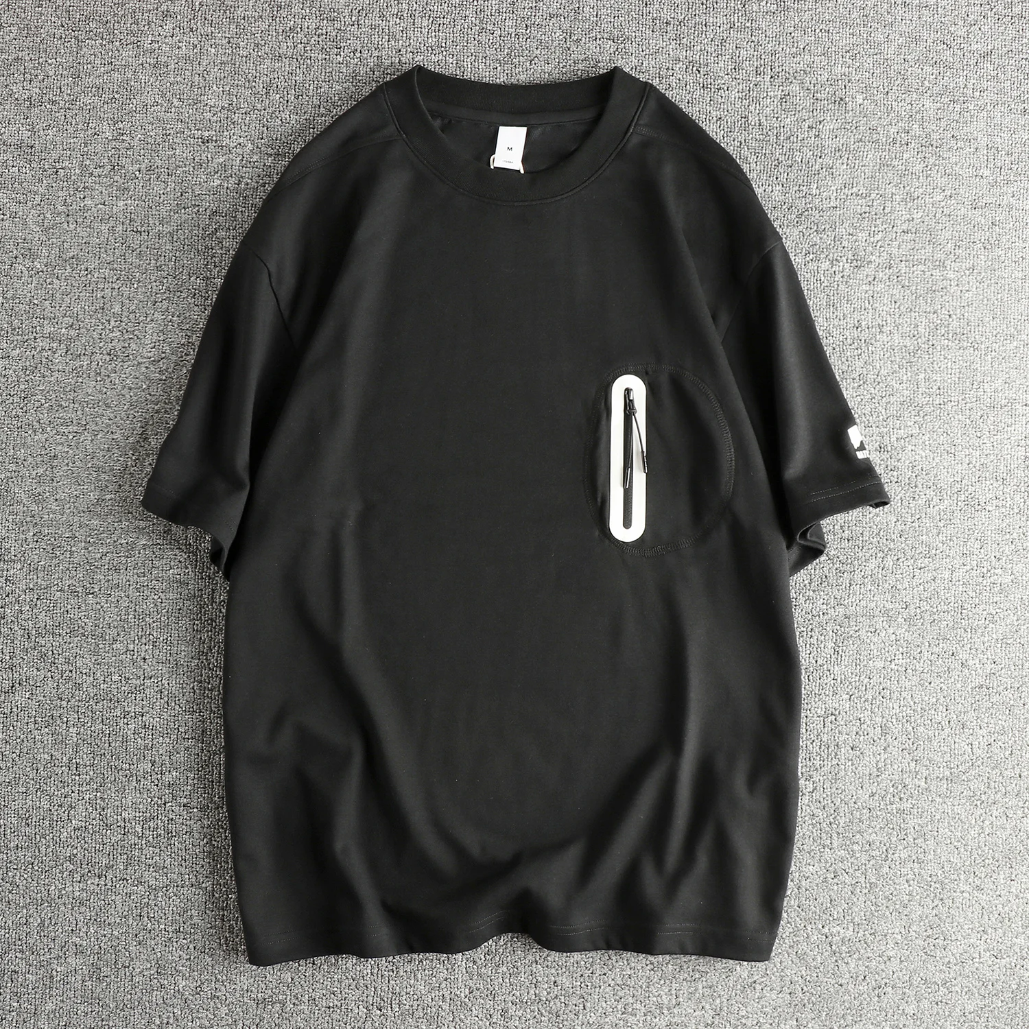 Summer New American Retro Short Sleeve O-neck Quick Drying Solid Color T-shirt Men's Functional Casual Loose Cool Feeling Tops