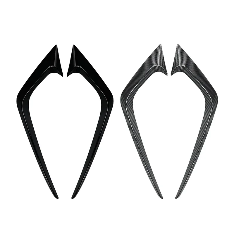 Car Front Bumper Side Splitter Spoiler Decoration Trim For Ford Fiesta ST MK6 B-Max 2012 2013 2014 2015 2016 2017 view 3