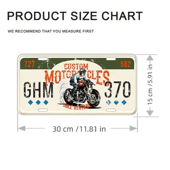 10 best sales Targa metallica personalizzata - №3