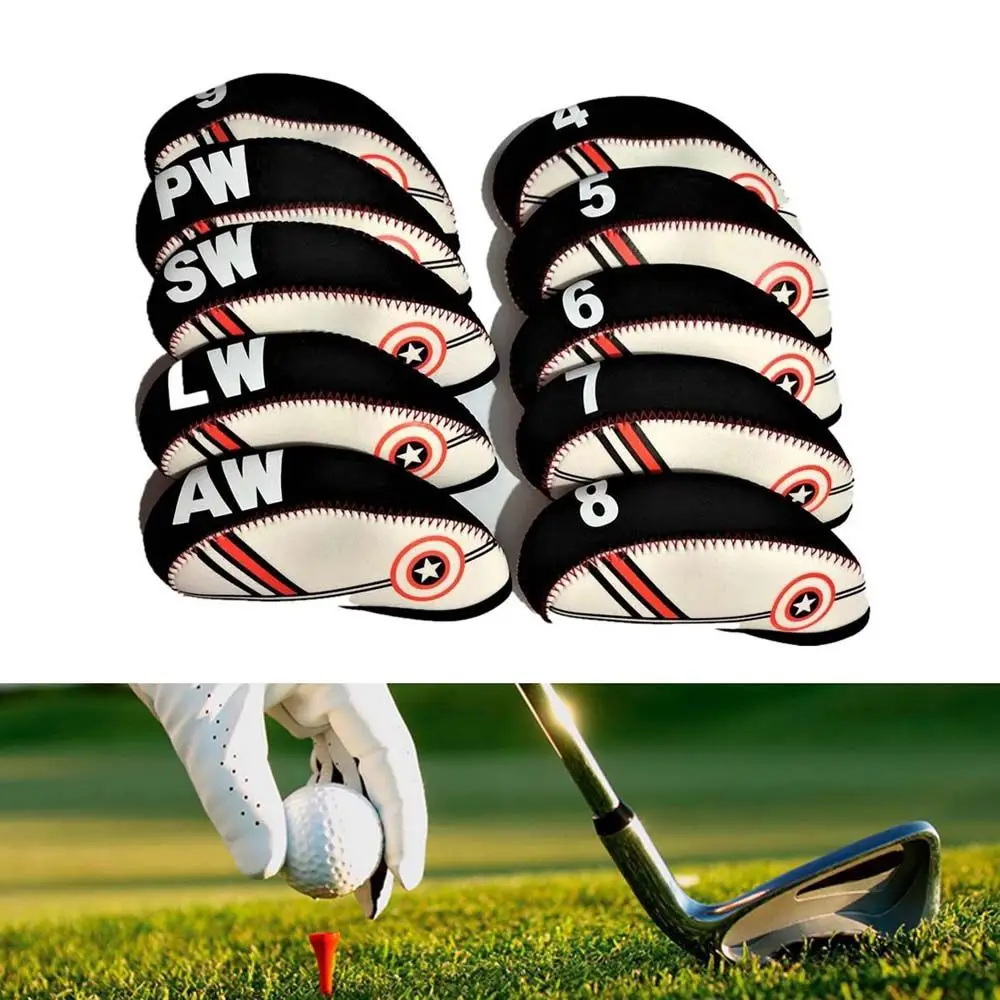 LW AW Golf Iron Covers Set Iron pole cover Protective Cover Protector Case Golf Club Cover Golf Headcovers Golf Iron Headcover