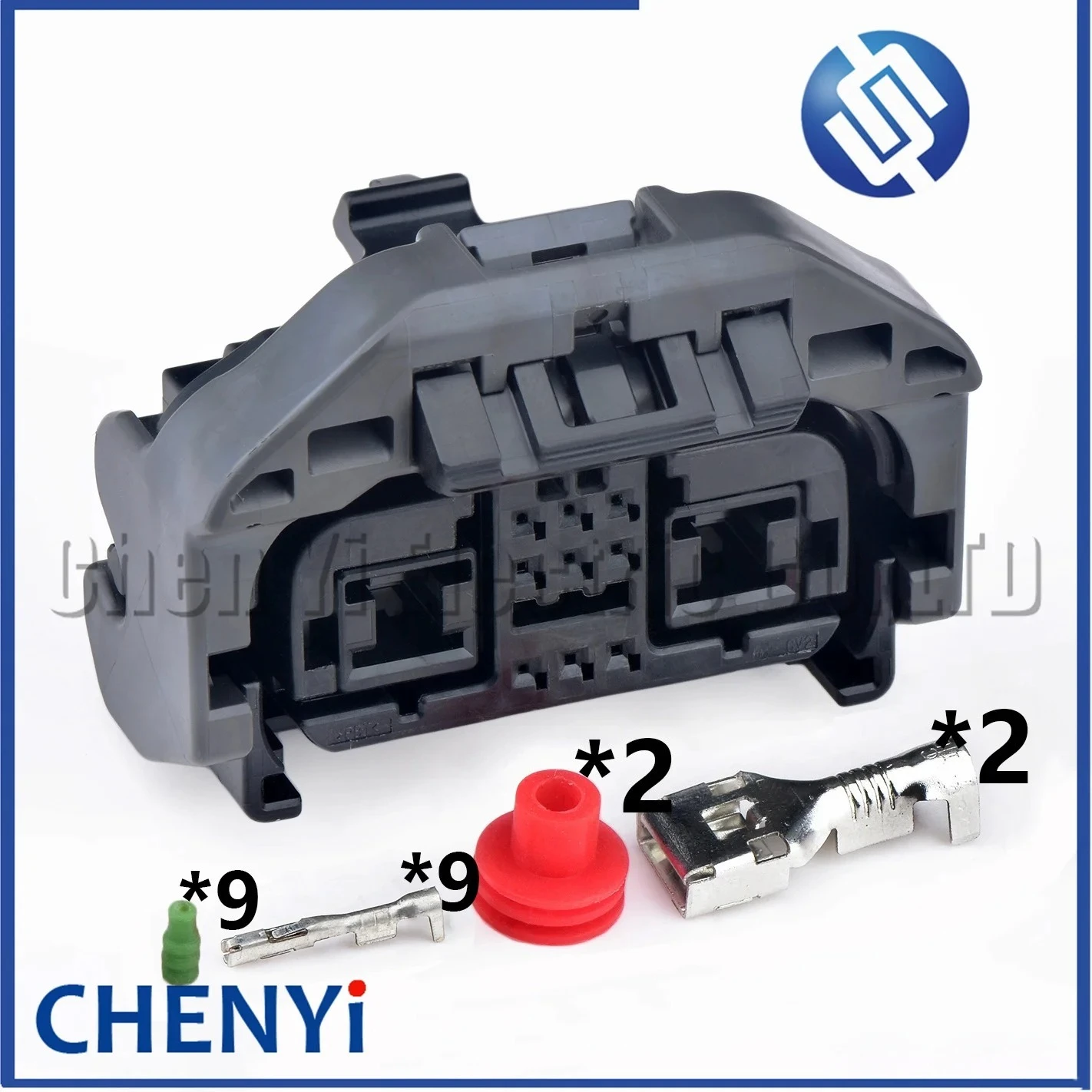 11 Pin Auto waterproof connector Car Electronic Fan module plug 6189-7813 90980-12C57 For Toyota Corolla Camry Avalon Lexus ES