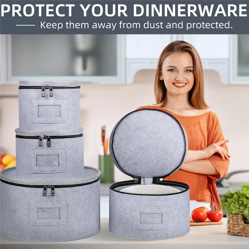 ABGE-Felt حقيبة التخزين السفر اكسسوارات المطبخ الرف كوب زجاجي رف الطبخ لوحة ملعقة شوربة طبق حامل قماش #4