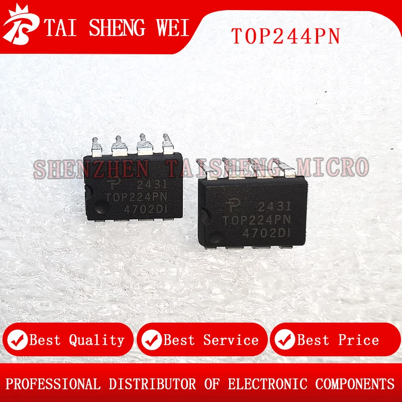 5 pieces of brand new TOP244P TOP244PN DIP-8 power management chip brand new