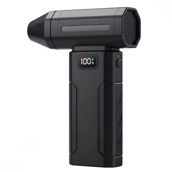 Powerful Violent Fan 150000RPM Mini Turbo Fan 5-Speed Handheld Portable Dust Blower Electric Dryer Screen Display for Car Comput image 3