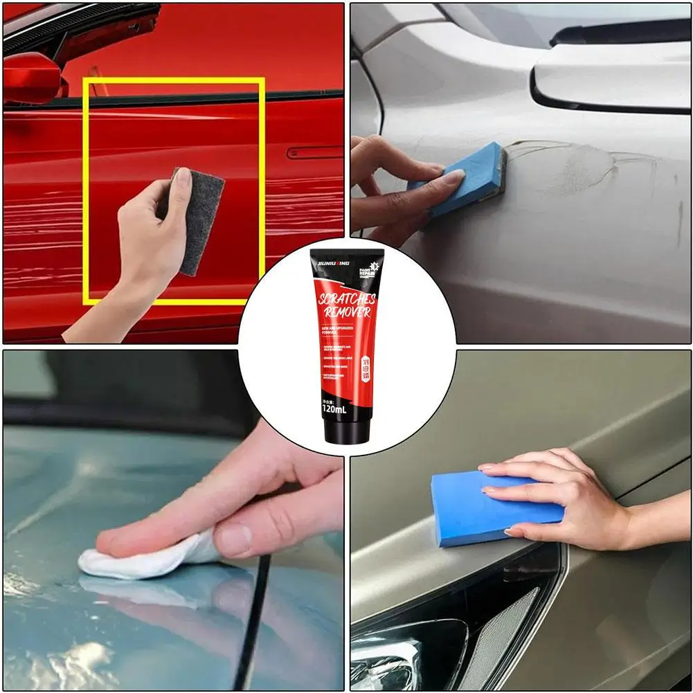 Pâte anti-rayures pour voiture, effaçable instantanément, dissolvant pour rayures profondes, éraflures, G1R9