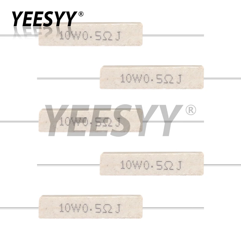 

Цементный резистор 10 Вт 5%, сопротивление мощности 0,1 ~ 10K 0.1R 0.5R 10R 50R 0,22 0,33 0,5 1 2 5 8 10 15 20 25 30 100 1K 2K 3K Ом, 10 шт.