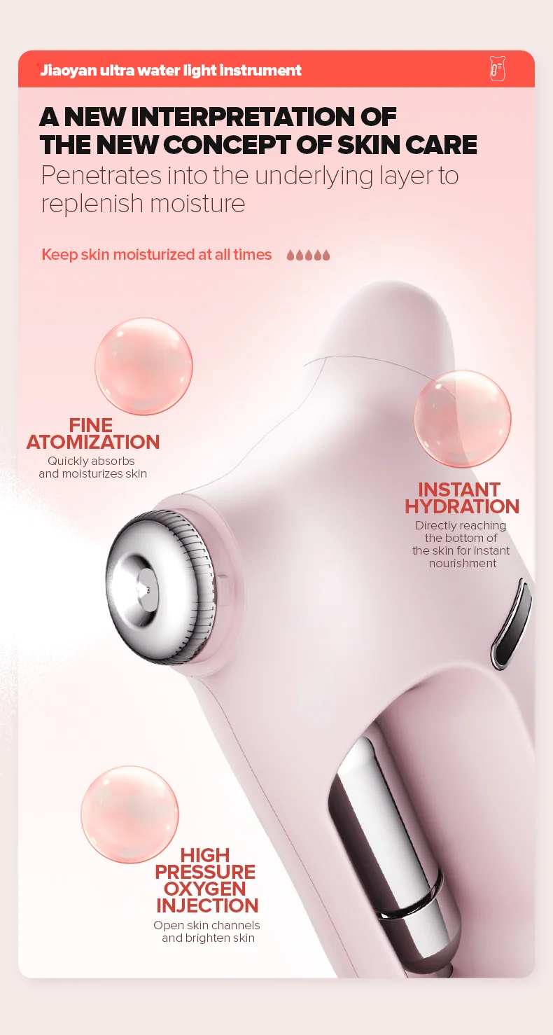 Humidificador de vapor facial para el cuidado de la piel, dispositivos de belleza para uso doméstico, vaporizador facial, nebulizador, vapozone, cuidado facial