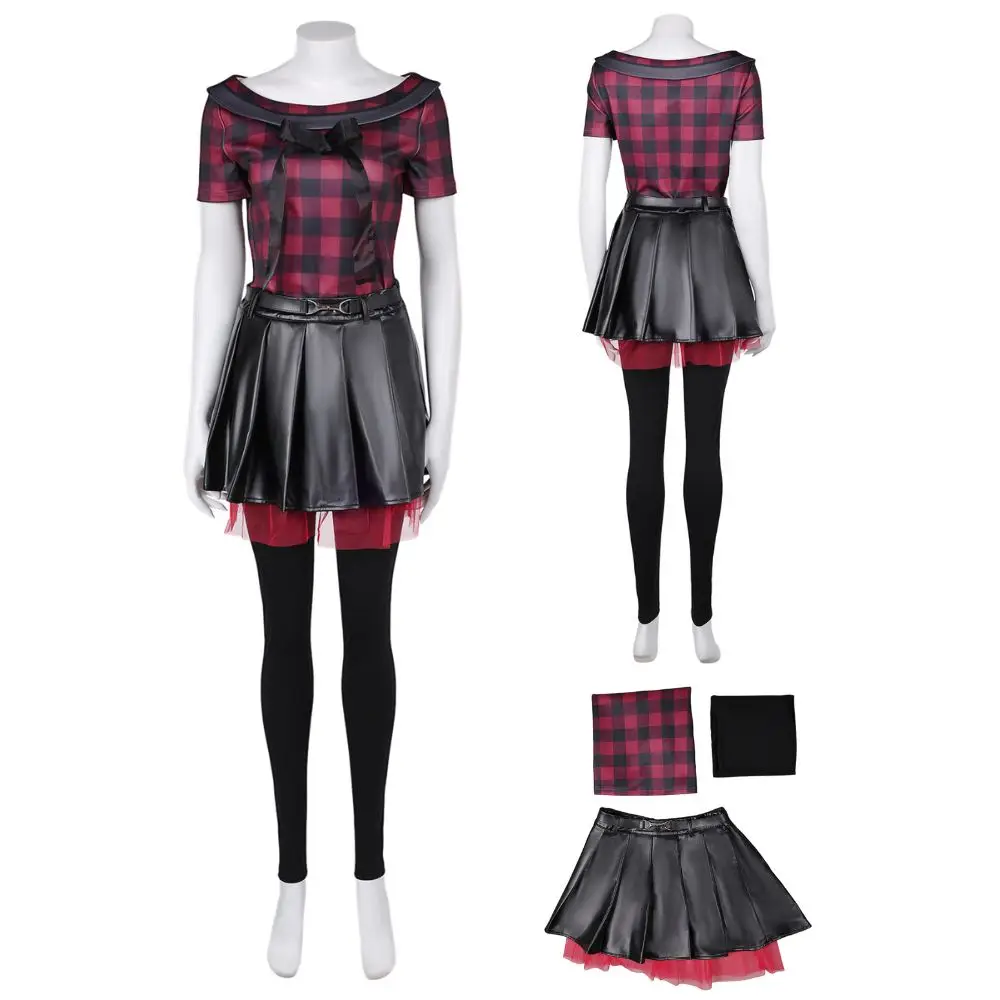 

Misty Cosplay Movie Lisa Cos Frankenstein Costume Fantasia Disguise Adult Women Clothes Tops Skirt Halloween Carnival Party Suit