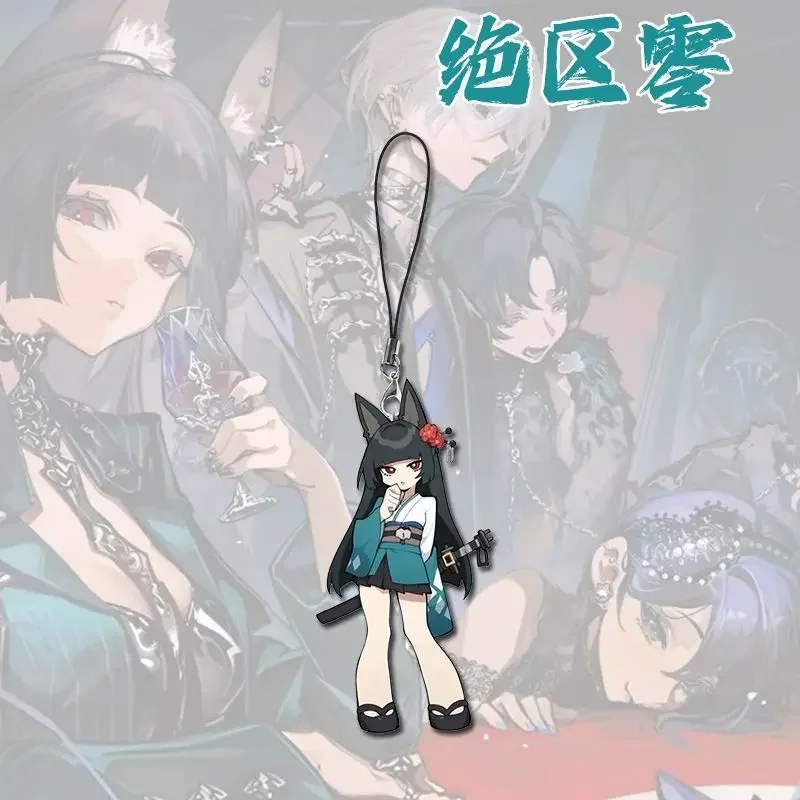 Anime Zenless Zone Zero Nicole Demara Von Lycaon Cosplay teléfono cuerda cadena mochila adorno colgante regalos de cumpleaños niños niñas