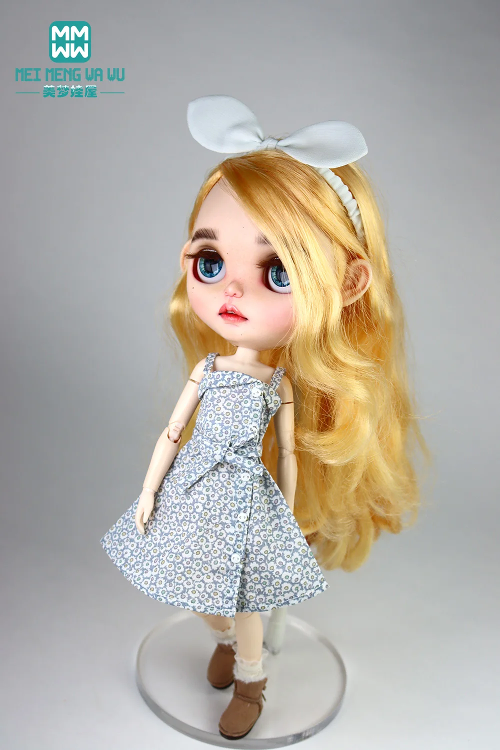 

mini Fashionable denim jackets, dresses Fits 28cm Blyth Azone OB22 OB24 Doll Toys Gift