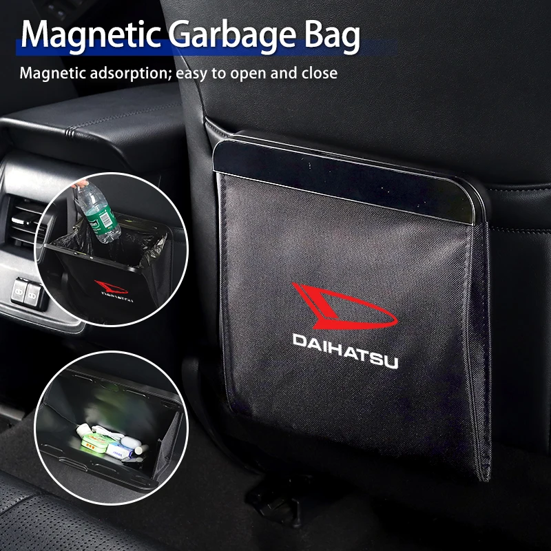 Bolsas de basura magnéticas impermeables para almacenamiento de coches, para DAIHATSU Sirion Feroza Trevis Taft Terios 2 Cuore Storia Rocky
