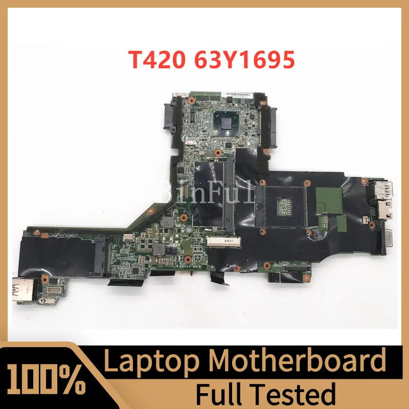 

63Y1695 Mainboard For Lenovo Thinkpad T420 T420I Laptop Motherboard SLJ4M QM67 DDR3 100% Fully Tested Working Well