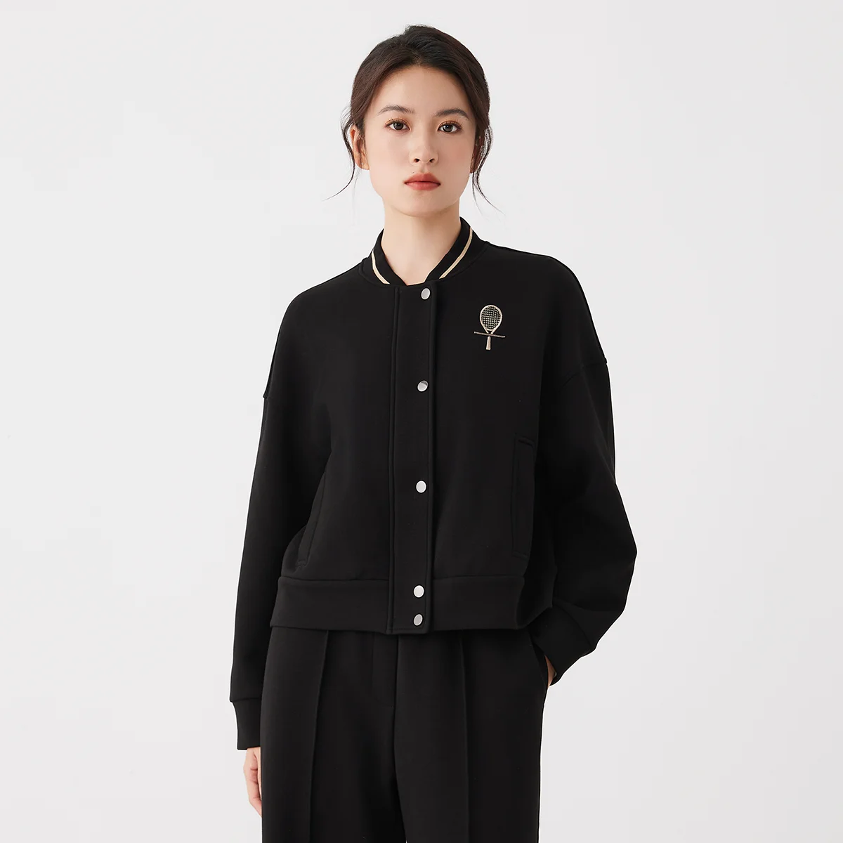 

K2682L Light Luxury High-Quality Cotton Blend Women's Coat Soft Comfortable Fashionable Outerwear for Ladies
