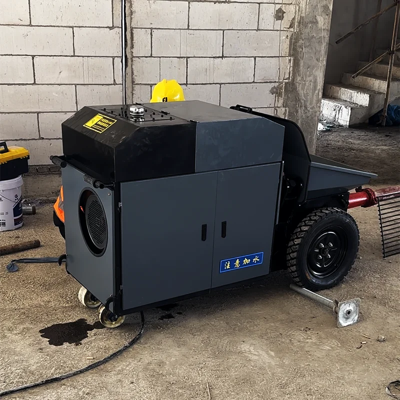 مبيعات المصنع HBTS15/8/15 مضخة الخرسانة الديزل شاحنة مضخات الخرسانة الكهربائية الصغيرة