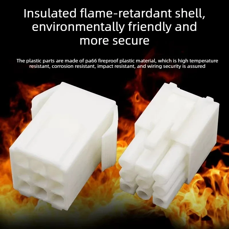 EL-2P/3P/4P/9P-15P 4.5 Pitch Connector Male/Female Mating Locking Terminals with Tab Head for Electronics