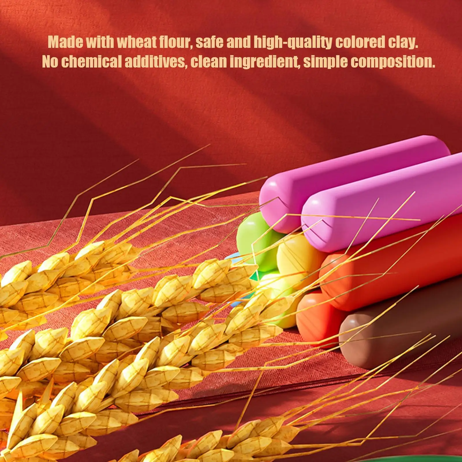 Argilla da modellare per bambini Tema cucina cinese Giocattoli da cucina Kit artigianale Finta cibo per ragazzi Ragazze Scolpire festa di compleanno