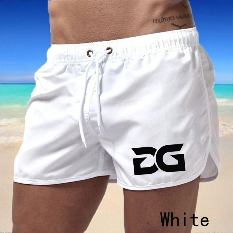 New men's sports shorts, beach pants, surfing, fitness, jogging, running, swimming, basketball, football training pants, teenage