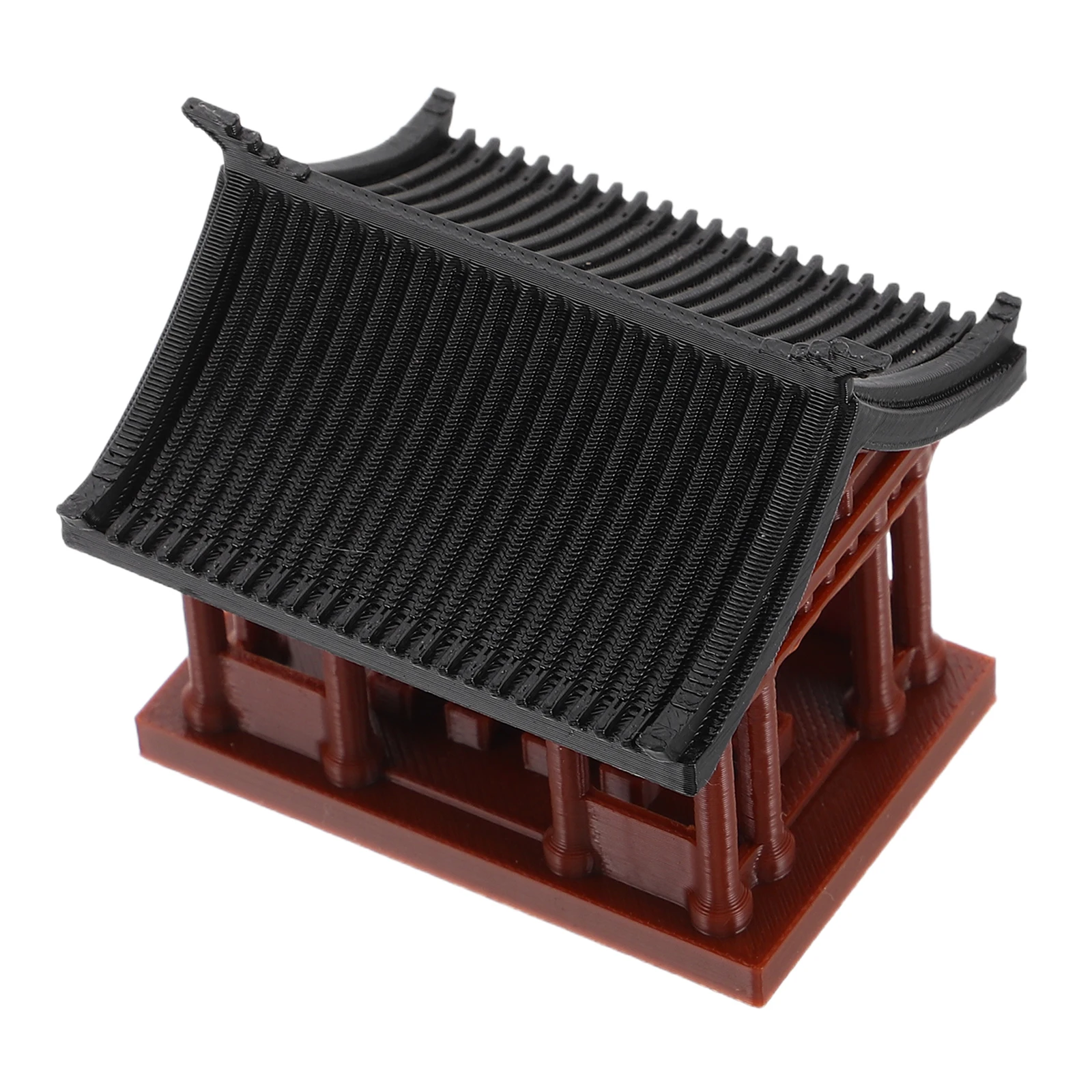 

Mini Pagoda Statue Chinese Japanese Zen Garden Pavilion Sculpture Micro Landscape Pavilion Plant Pot Bonsai Ornament