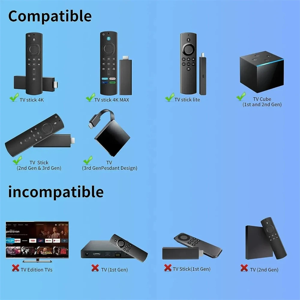 التحكم L5B83G استبدال صوت عن بعد ل Smart Fire TV Stick 3rd/2nd Gen Fire TV Cube 1st/2nd Gen Fire TV Stick Lite 4K #3