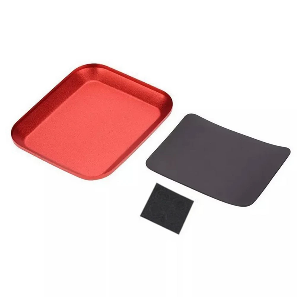 Screw Magnetic Tray Compact Magnetic Screw Storage Tray for Neatly Arranging and Collecting Nuts Bolts and Hardware