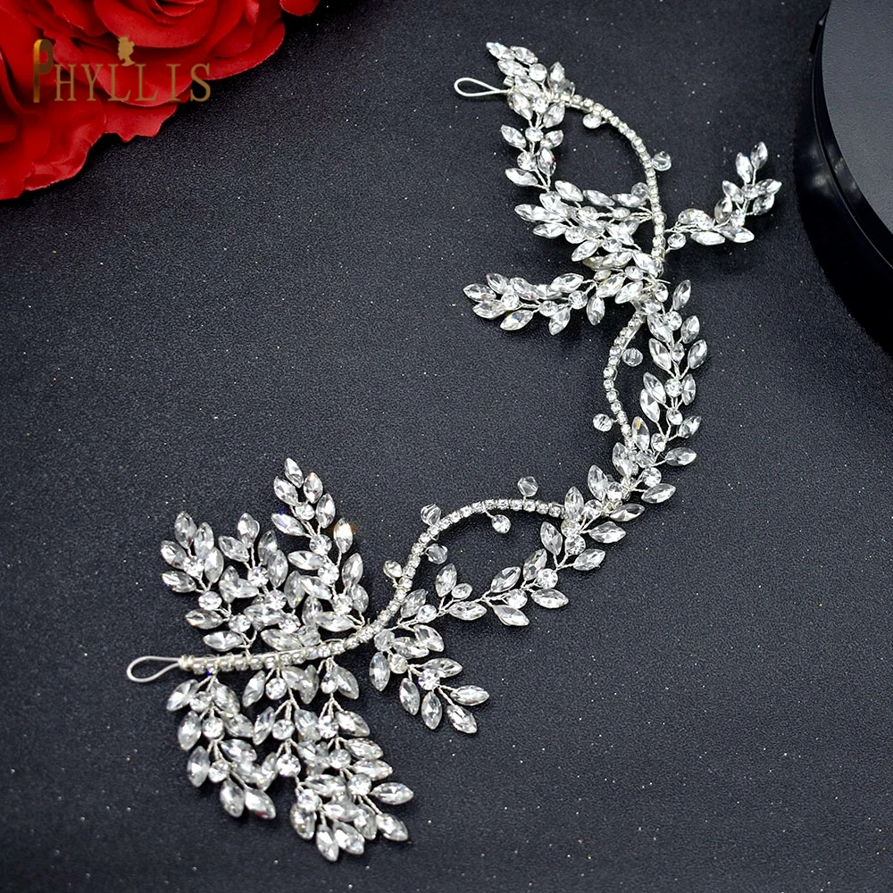 A344 Kristall Braut Stirnband Bohemian Kopfschmuck Strass Hochzeit Haar Zubehör Diamant Braut kopfschmuck Mode Frauen Tiara