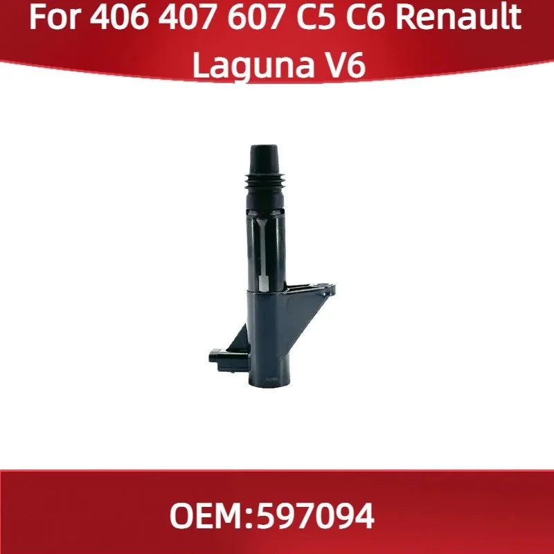 597094 Fit for Peugeot 406 407 607 for Citroen C5 C6 for Renault Laguna V6 3.0L Spark plug coil