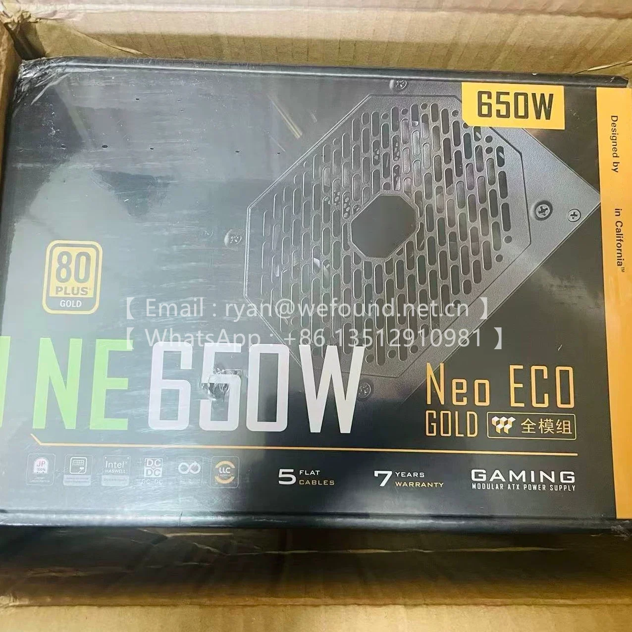 FOR Antec NE650 Gaming Modular ATX 650W