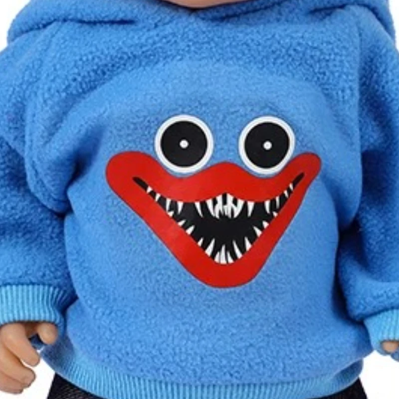 2025 The New Hot-selling Solid Color Hoodie Creative Fun Pattern Sweater Fashionable Personality Keep Warm and Comfortable