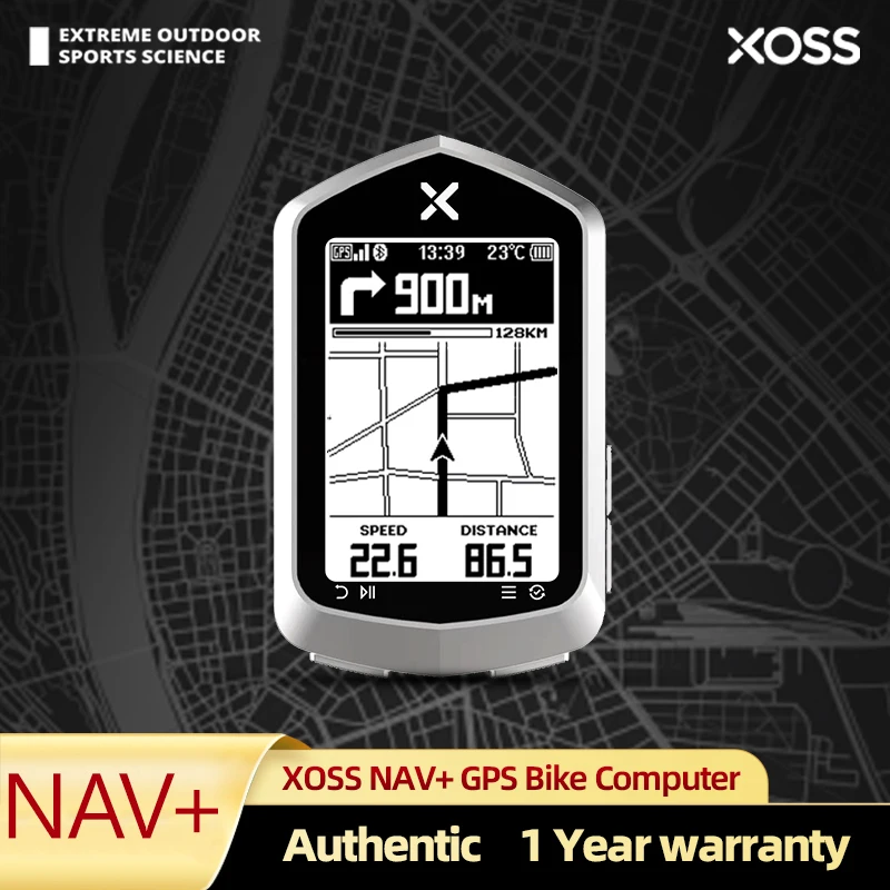 

XOSS NAV Plus NAV2 NAV+ ANT Bike Computer GPS Bicycle Riding Cycling Map Route Navigation MTB Road Wireless Speedometer Odometer