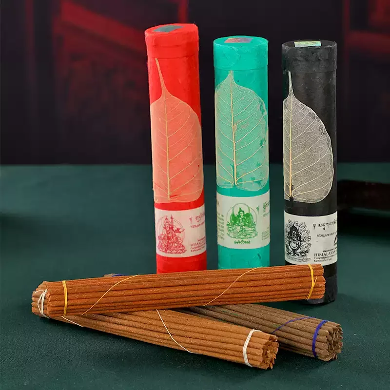 37 Root/ Barrel Nepal Bodhi Leaf Natural Tibetan Incense Handmade Thread Incense Home Office Aromatherapy Yoga Meditation