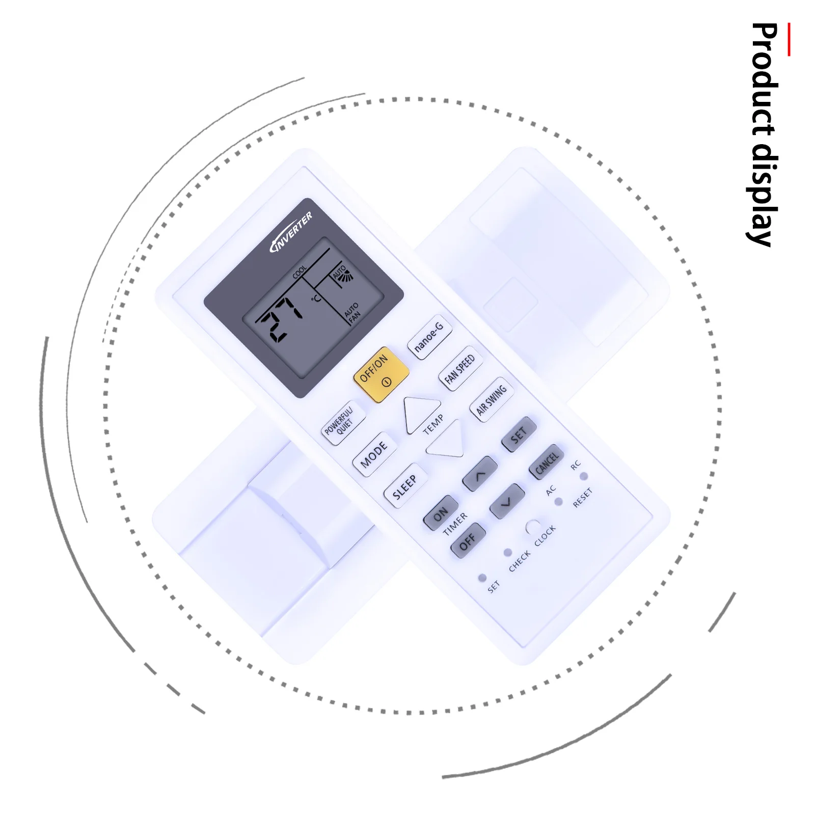 Universal New Remote Control for Panasonic Air Conditioner A75C00410 A75C00470 A75C02570 A75C00350 A75C03670 A75C04239 A75C