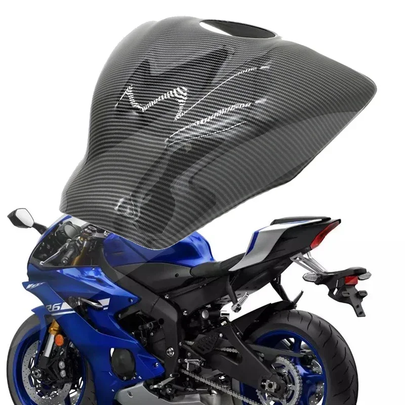 For Yamaha YZF R6 YZFR6 2017-2026 Motorcycle Accessories ABS Carbon Fiber Fuel Tank Cap Protection Cover Fuel Vapor Cover