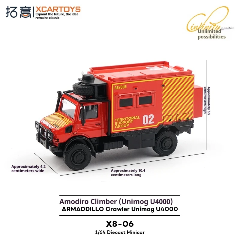 TaoYi 1/64 مقياس سبيكة سيارة الإنقاذ نموذج عرض قطعة RV لعبة السيارة غير راديو التحكم نموذج النقل تحصيل #5