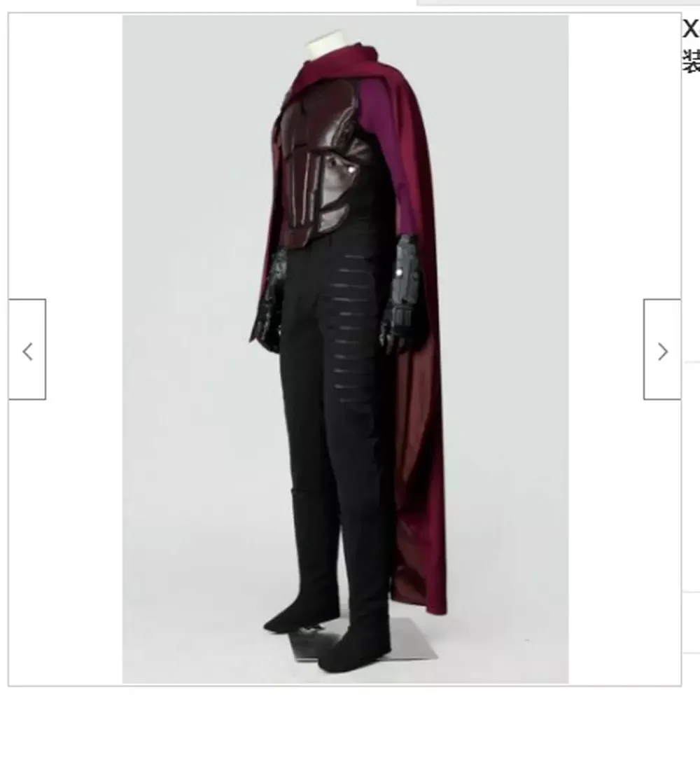 X-Men: Days of Future Past Costume Magneto Erik Lensherr Costume Halloween Suit