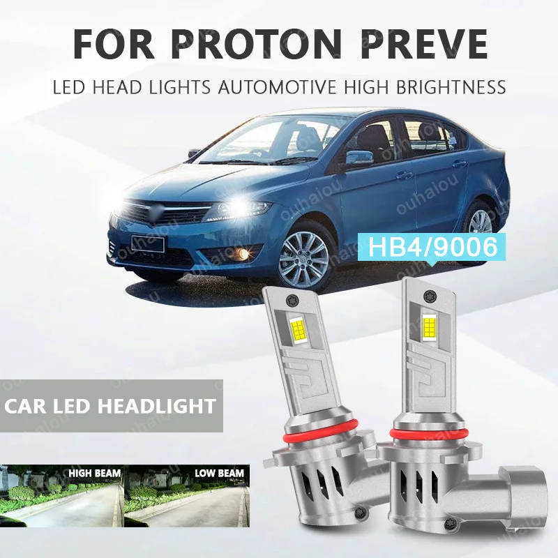 

FOR PROTON Preve LED bulb car headlight LED HB4(9006) Fog Lights Bulb Accessories with heat sink