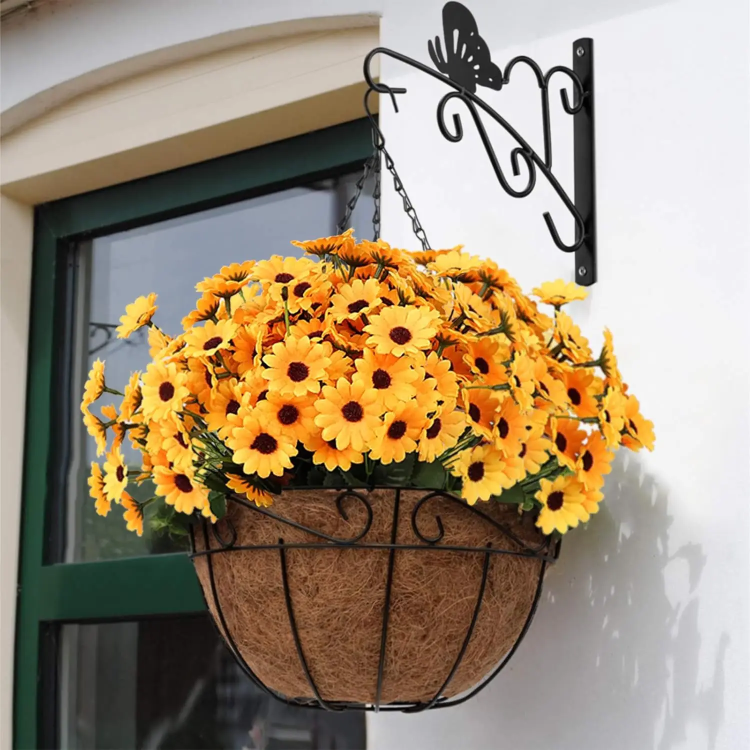 4 Pcs Artificial 22 Heads Little Daisy Combination Bouquets Wedding Garden Party Holiday Home Decoration Table Centerpiece Gifts