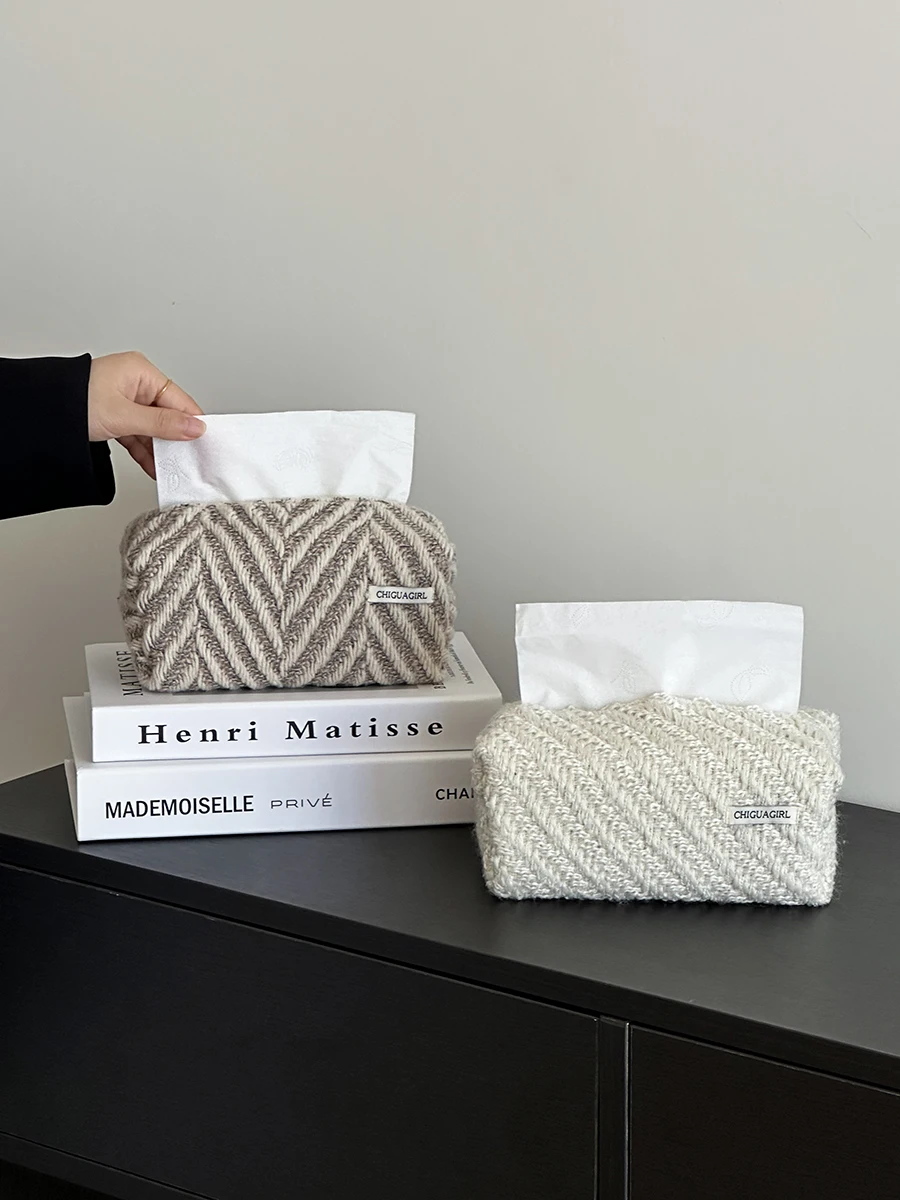 

Nordic Sle Desktop Tissue Box Home Simple D Tissue Box Living Room Dining Table Tissue Cover Home Napkin Box Rectangular...