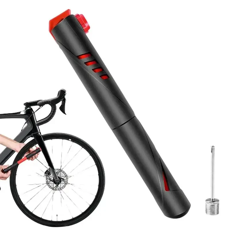Fahrradpumpe Tragbare einziehbare Mini-Handpumpe Hochdruck-Ballpumpe für den Außenbereich Inflator Fahrrad-Bodenpumpe Leicht zu tragen
