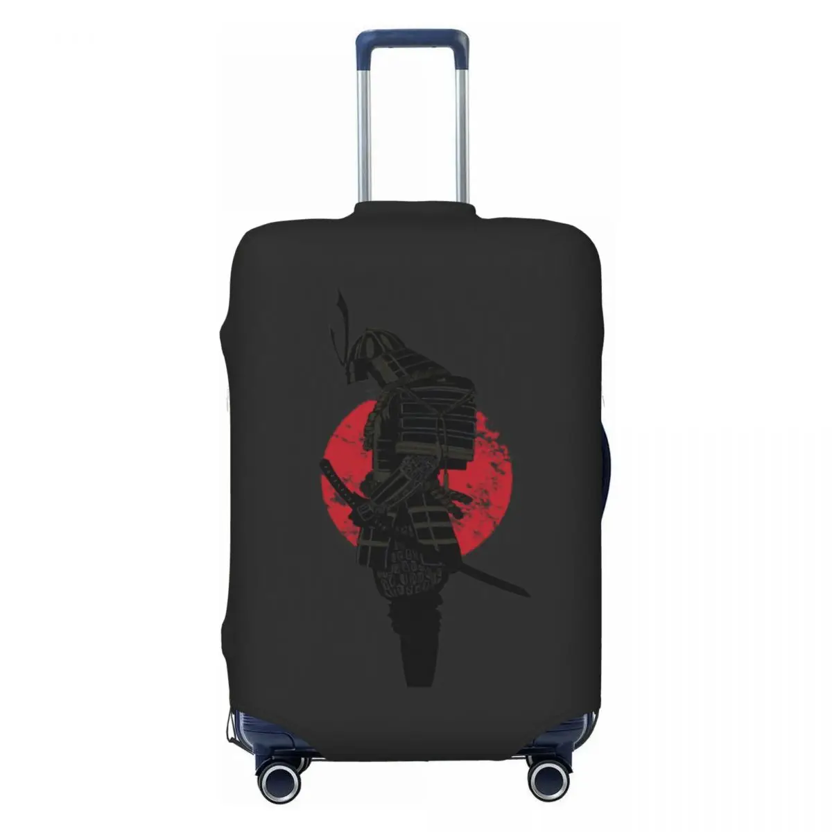 

Custom Japanese Samurai Warrior Suitcase Cover Elastic Luggage Protective Covers for 18-32 inch