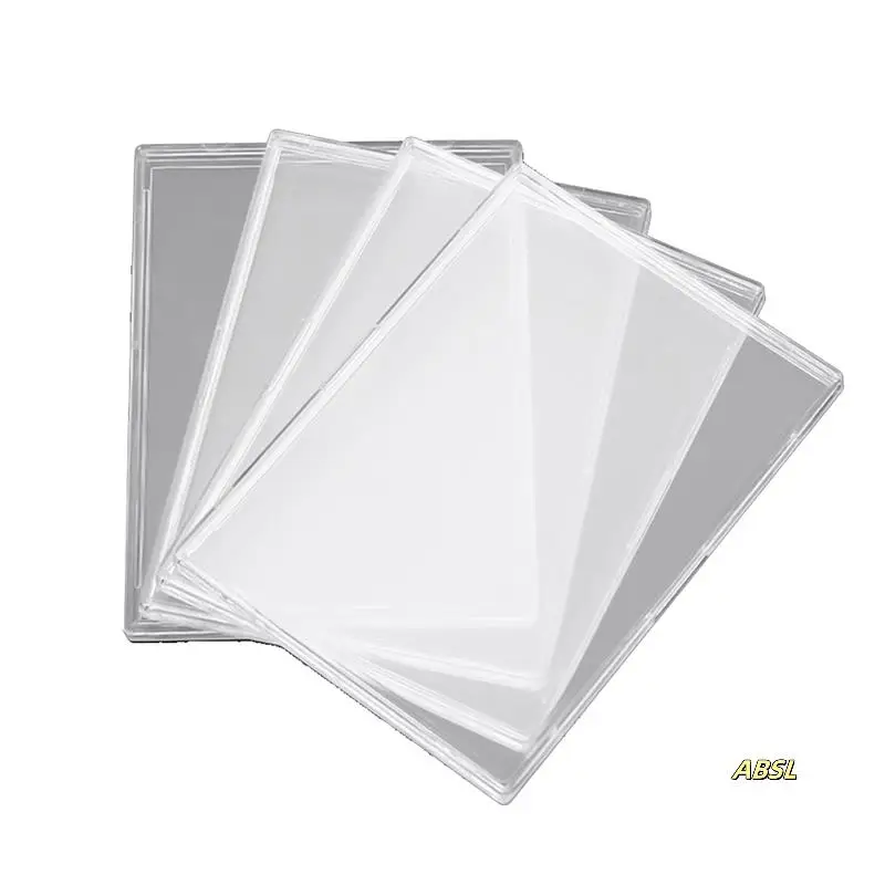 

20PCS Cards Sleeves Hard Plastic Card Protector Clear Card Trading Card Holder Transparent