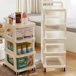 Kitchen Islands Trolley Storage Bathroom Cabinets Kitchen Trolley Multi Use Functional Restaurant Furniture Multi-Tier