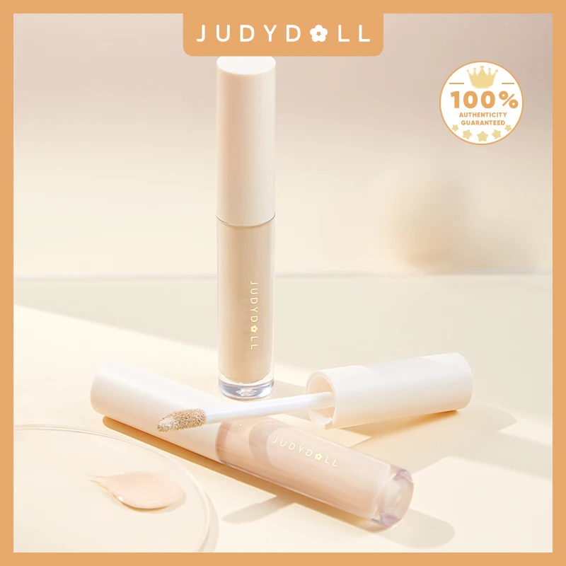 Judydoll Líquido e creme corretivo, cobre olheiras, cicatrizes de acne, sardas, ilumina sob os olhos, lábios e rosto para um impecável