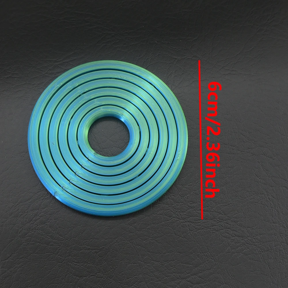 3D Printed Hex Ring Finger Ring - Colorful Rotating Novelty Ornament, PLA Material, Trendy Unique Desktop Toy