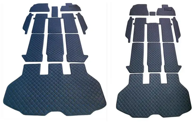 

Top quality rugs, Custom full set car floor mats for Right Hand Drive Toyota Voxy R90 2025-2022 7 seats waterproof carpets