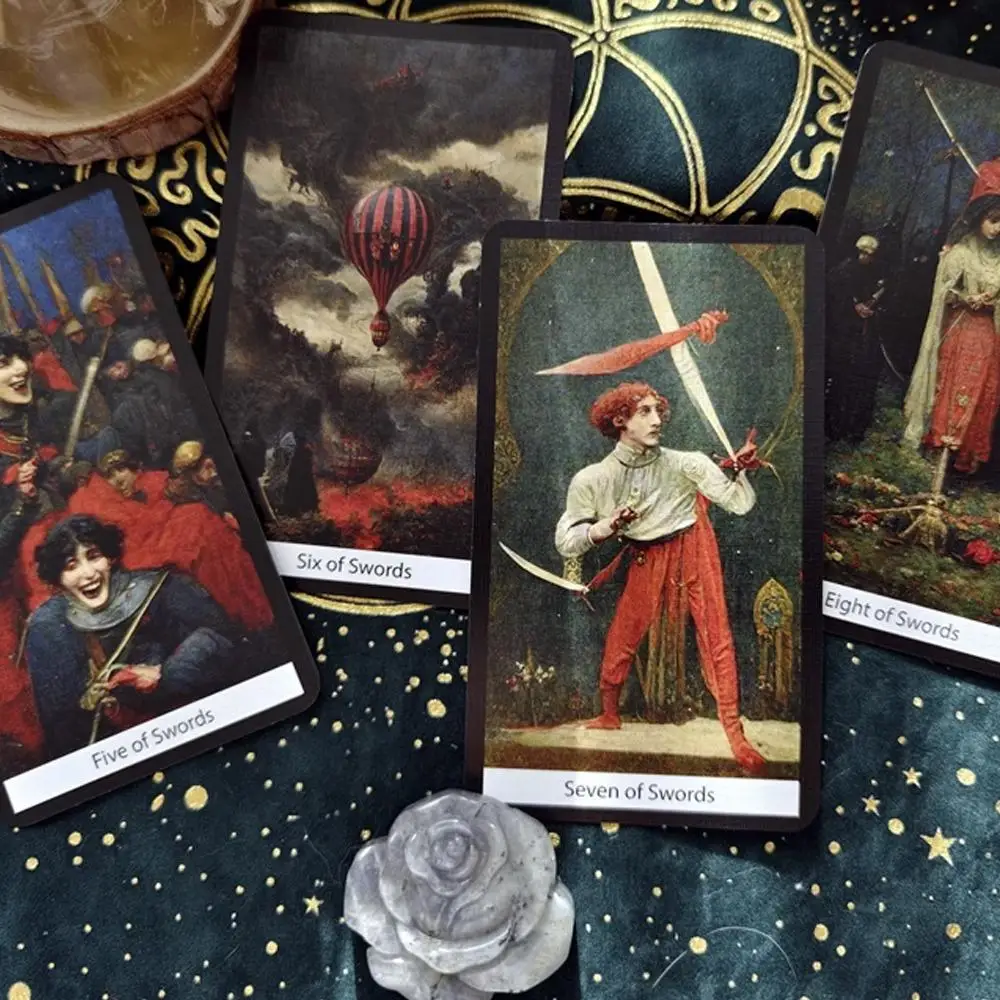 78 Pcs Soulless Tarot Dark Intuition Cards 12*7cm
