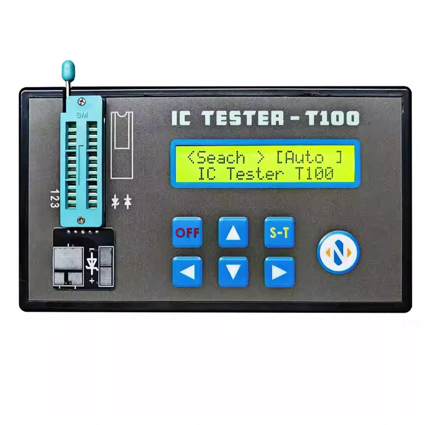 Integrated Circuit Tester Handheld Rechargeable Diode Transistor Surface Mount Test Board