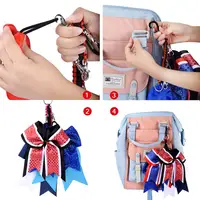 Paracord Handmade Cheer Bows Holder for Cheerleading Teen Girls High School College Sports Girl Boys Casual 3